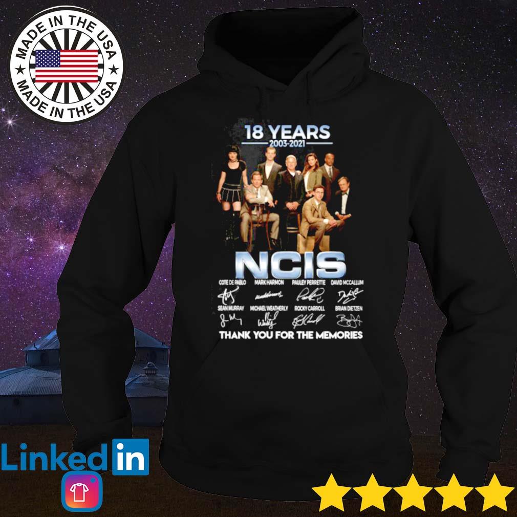 18 Years of Ncis 2003-2021 all characters s Hoodie