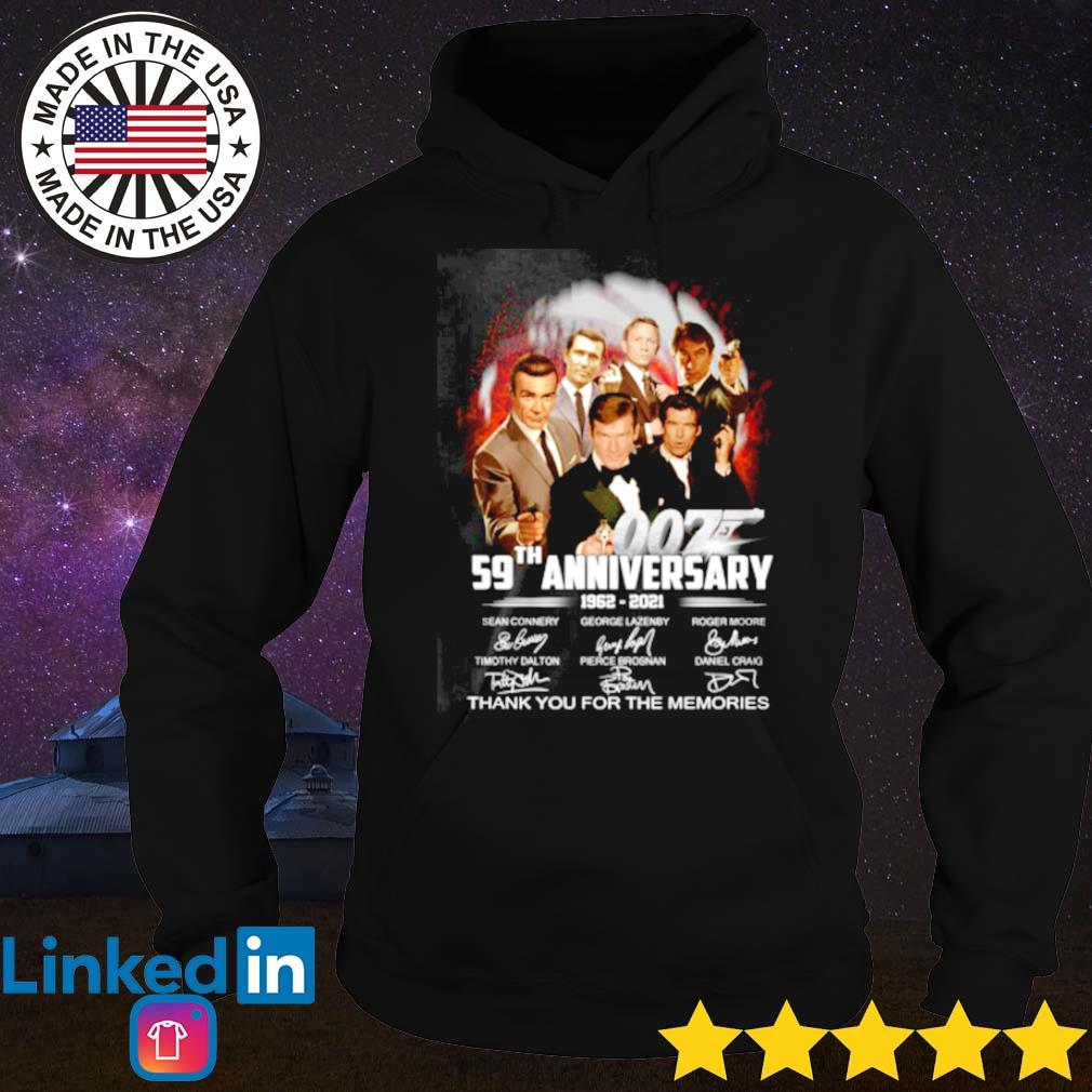 59th Anniversary 1962-2021 thank you for the memories s Hoodie