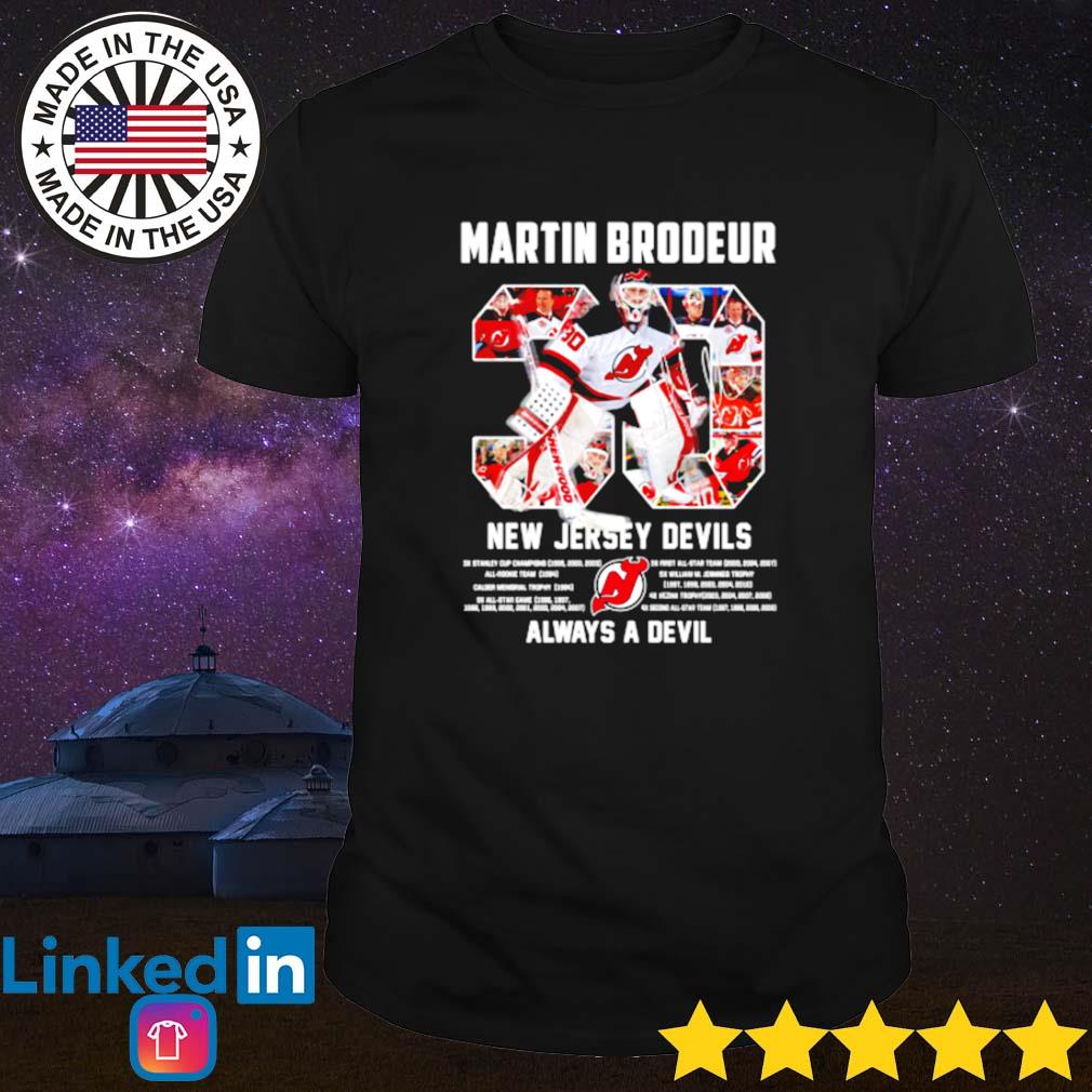 Always a devil Martin Brodeur New Jersey devils shirt