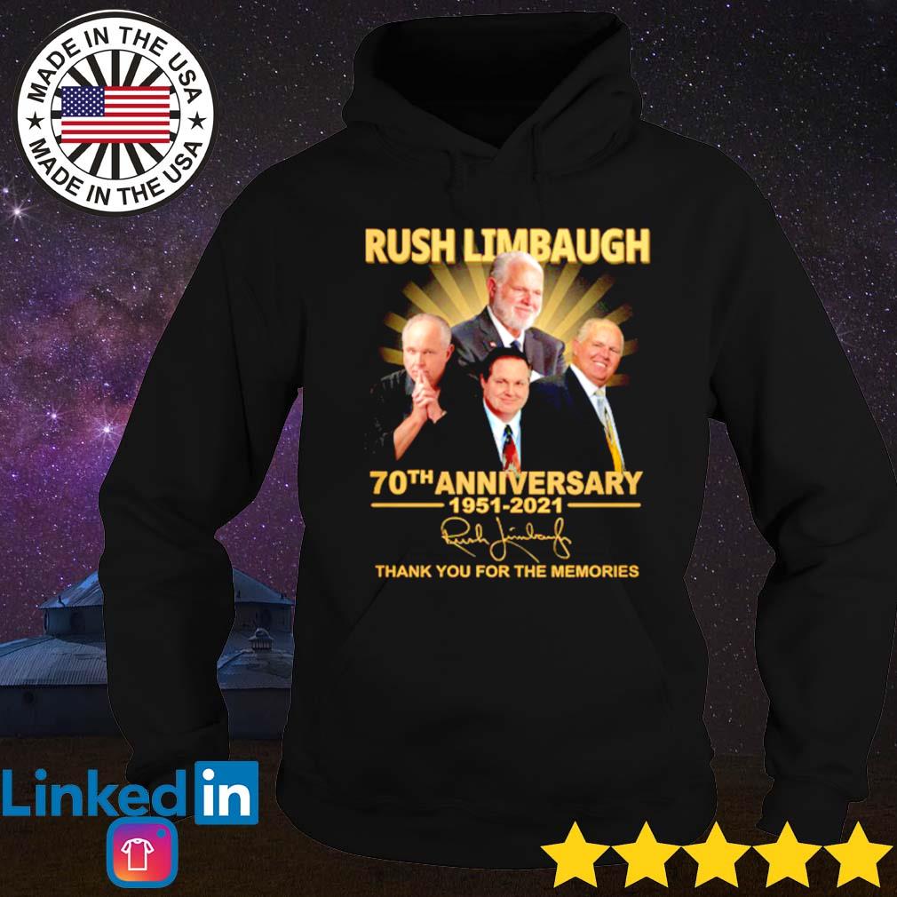 Rush Limbaugh 70th anniversary 1951-2021 s Hoodie