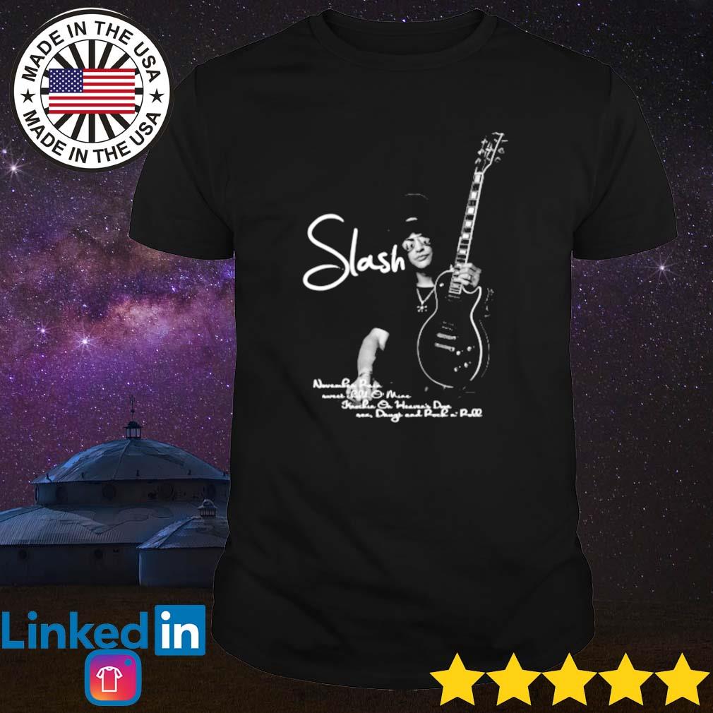 Slash play guitar november rain Knockin on heaven's door shirt