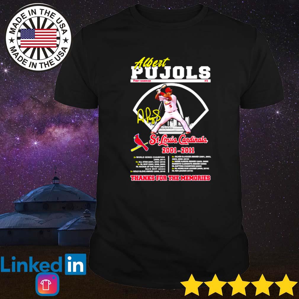 St. Louis Cardinals Albert Pujols 2001-2021 shirt