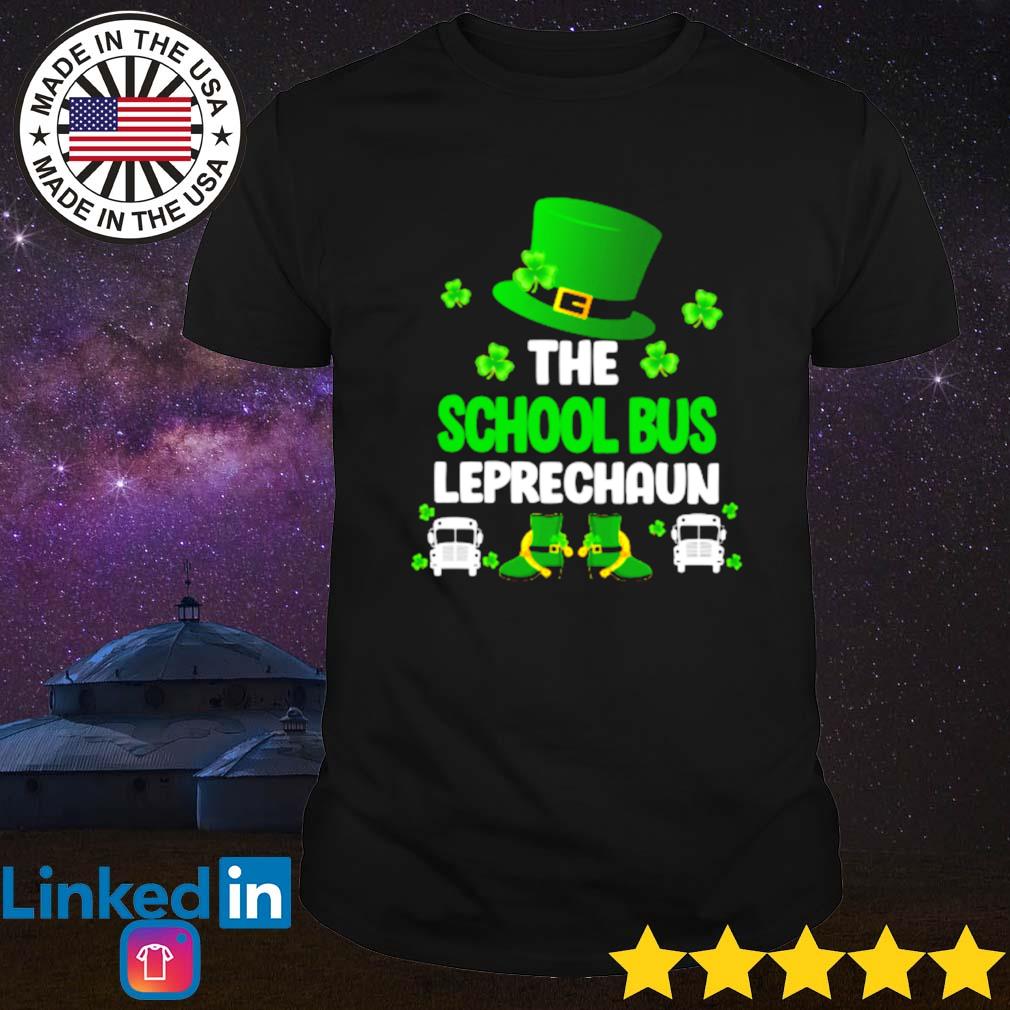 St. Patrick's day the school bus leprechaun Irish shirt