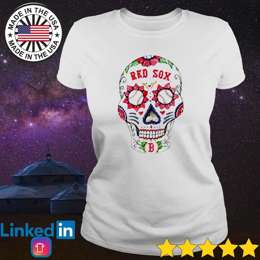 Sugar Skull Tattoo Boston Red Sox Baseball Shirt, hoodie, sweater