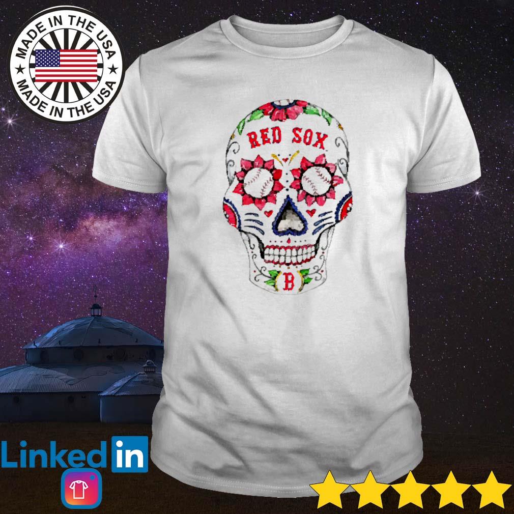 Boston Red Sox sugar skull shirt, hoodie, sweater, long sleeve and