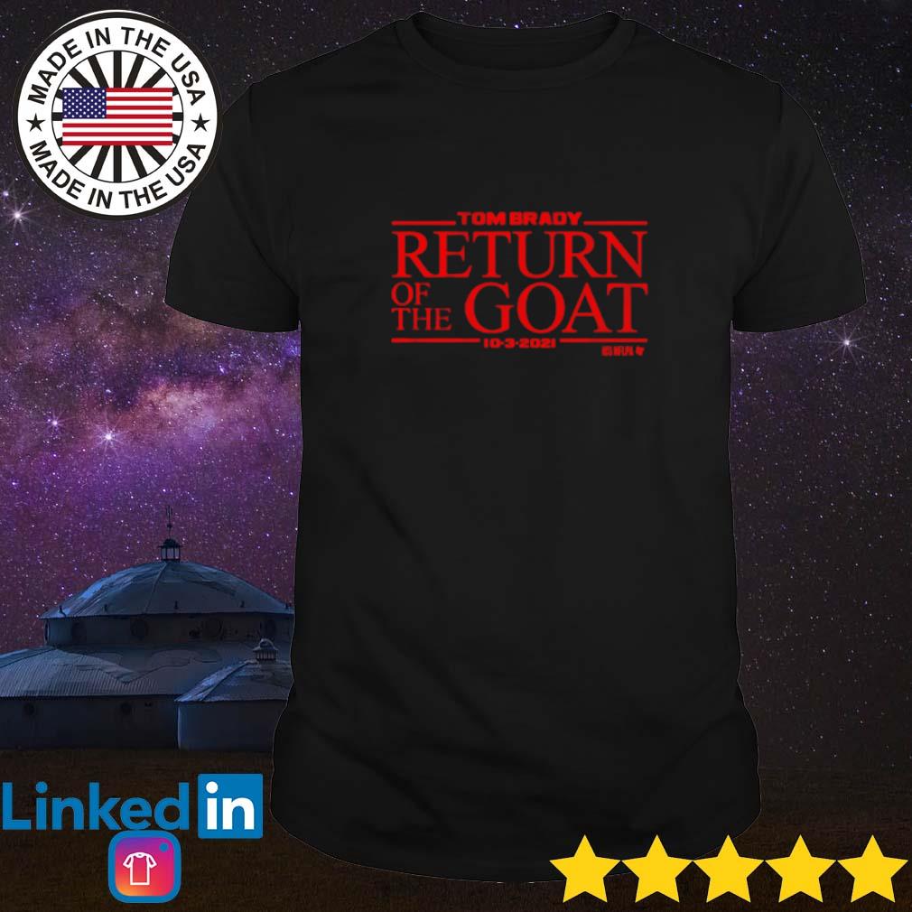 Tom Brady return of the Goat shirt, hoodie, sweater, long sleeve and tank  top