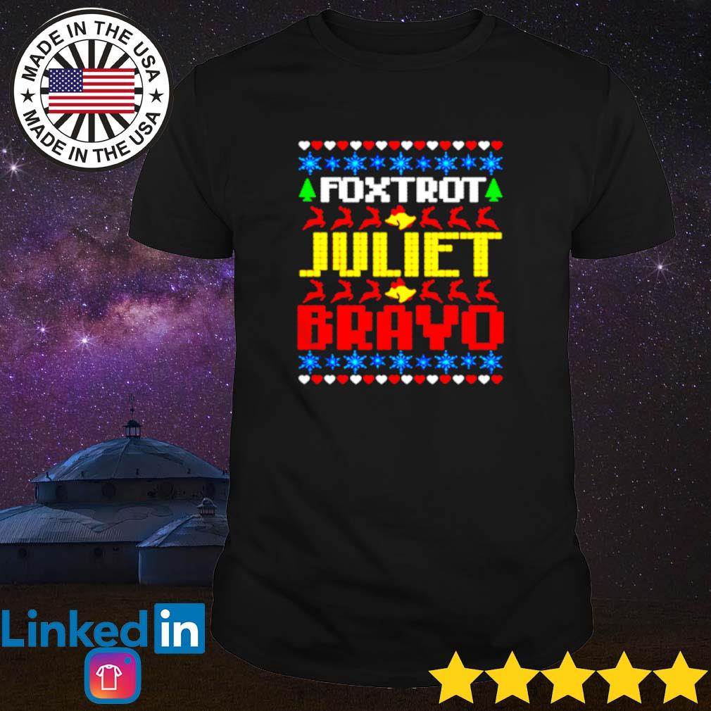 foxtrot juliet bravo shirt meaning