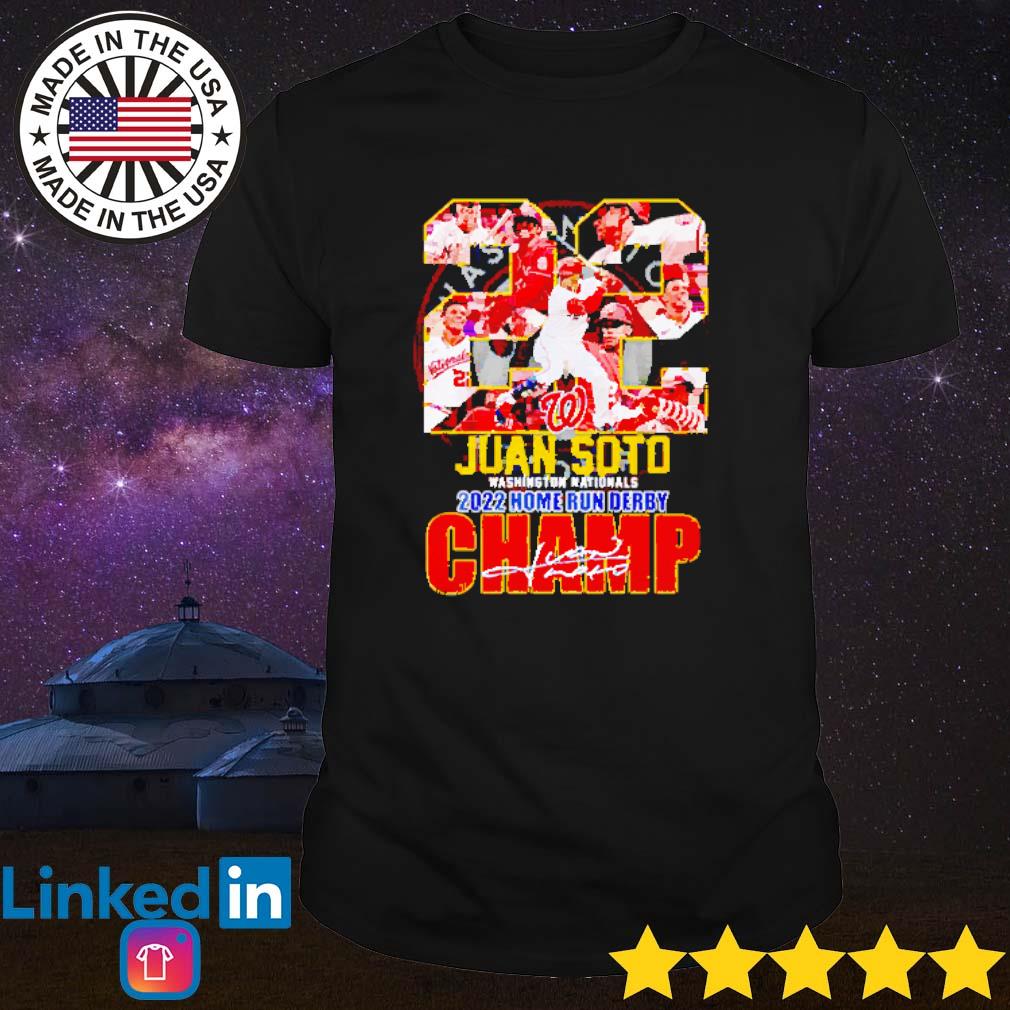 The Home Run Derby Juan Soto Washington Nationals 2022 Champ shirt