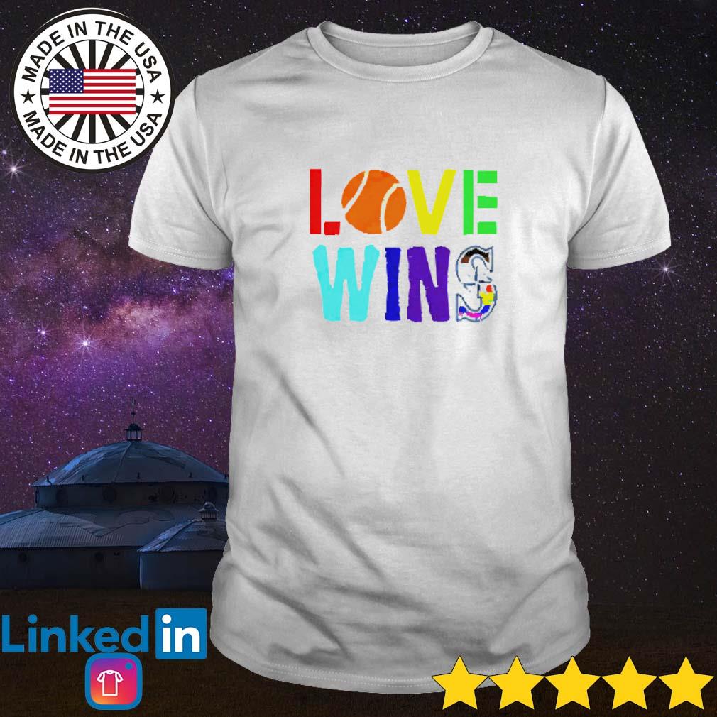Love Wins Seattle Mariners Pride T-shirt - Bluecat