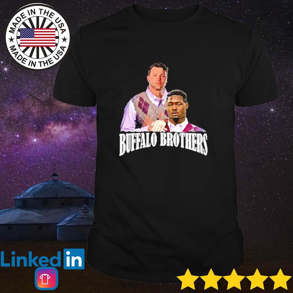 Awesome Josh Allen and Stefon Diggs Buffalo Brothers shirt, hoodie,  sweater, long sleeve and tank top