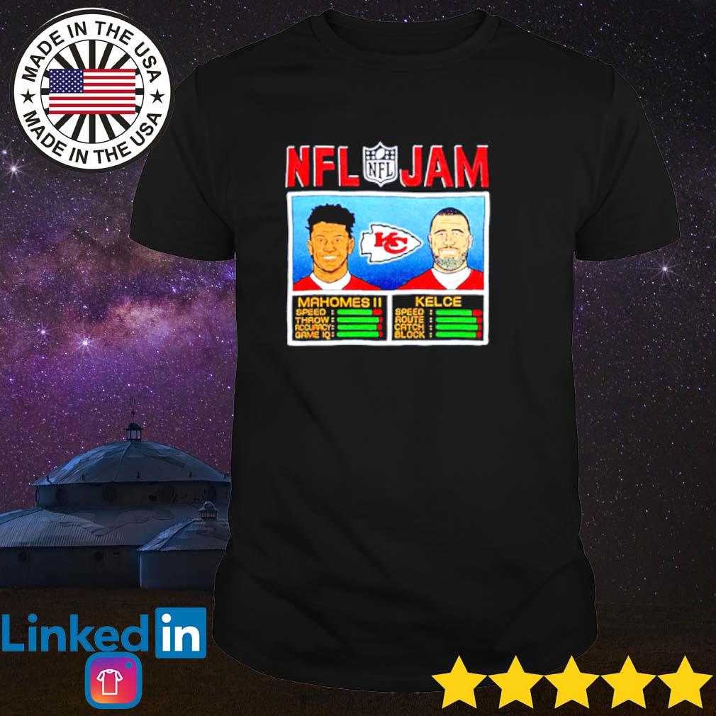 Nfl Jam Chiefs Mahomes And Kelce Tee Shirt - Teecandal