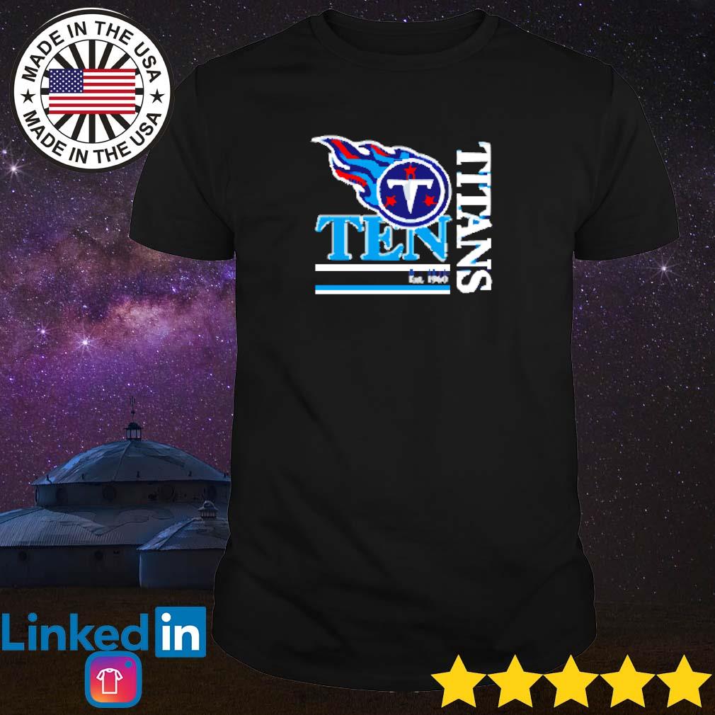 NFL Tennessee Titans Wordmark Logo 1960 Shirt