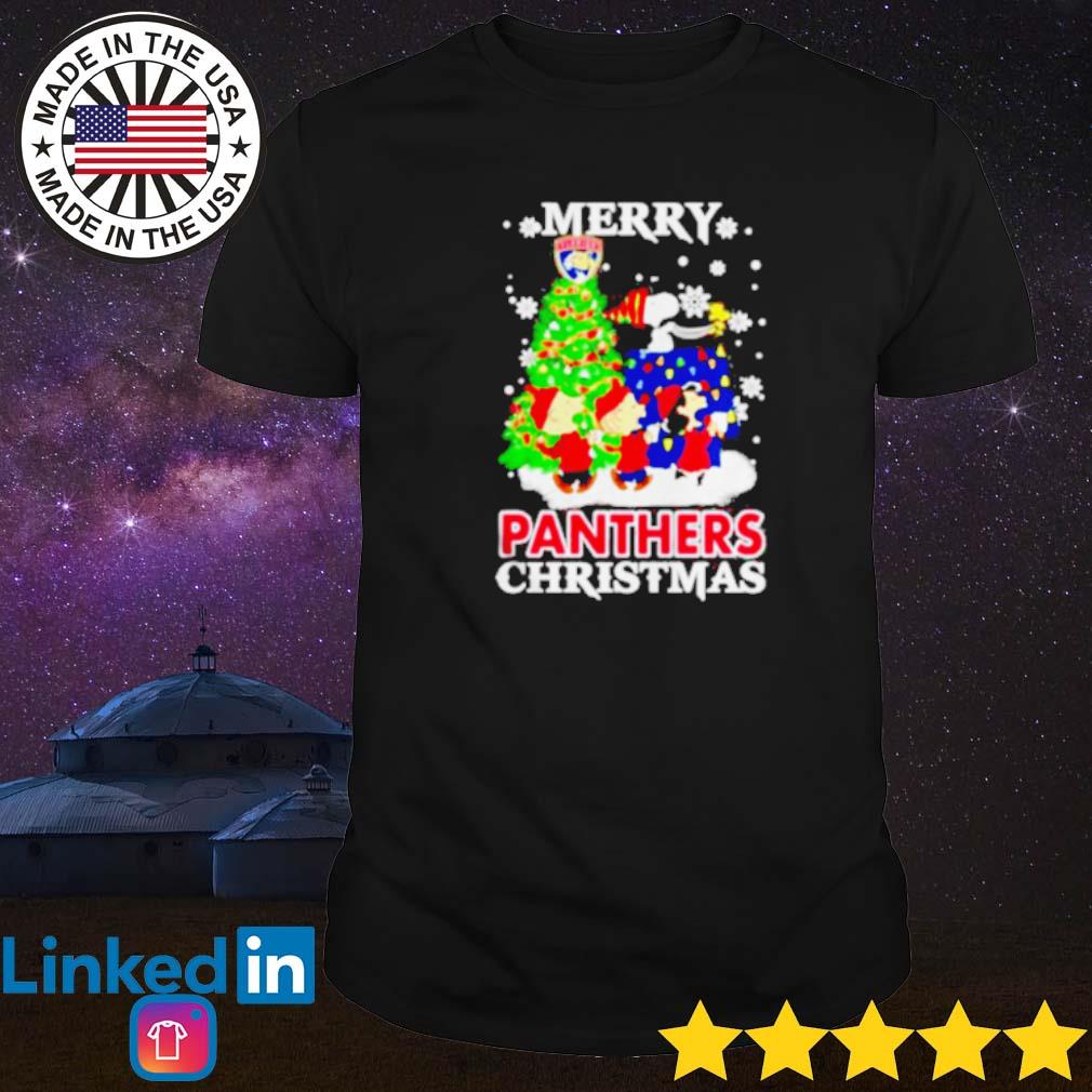 Snoopy And Friends Merry Florida Panthers Christmas Shirt