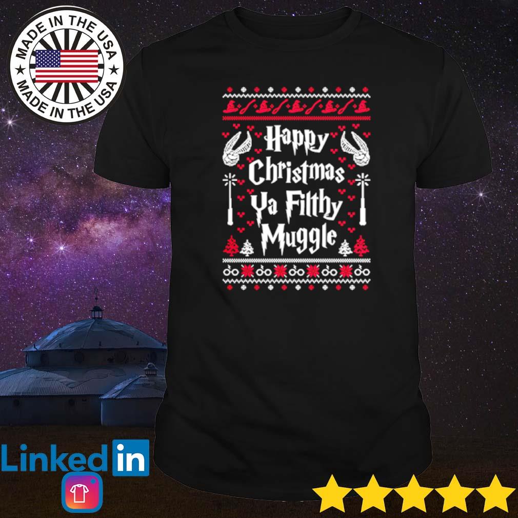 Official Happy Christmas ya filthy muggle shirt