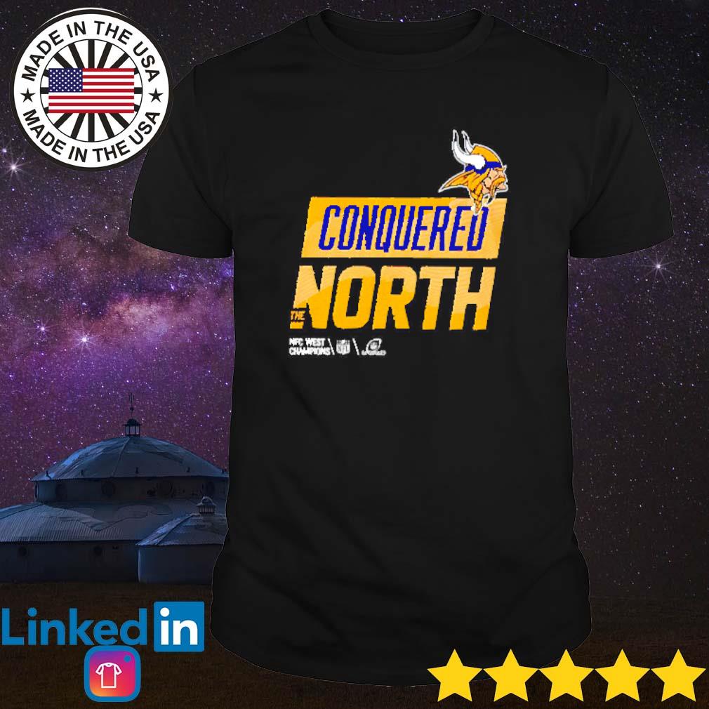 Best Minnesota Vikings Conquered North 2022 NFC West champions shirt,  hoodie, sweater, long sleeve and tank top