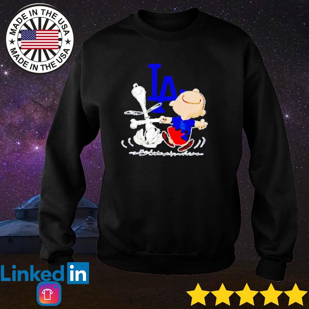 Awesome Los Angeles Dodgers Charlie Brown Snoopy Los Angeles