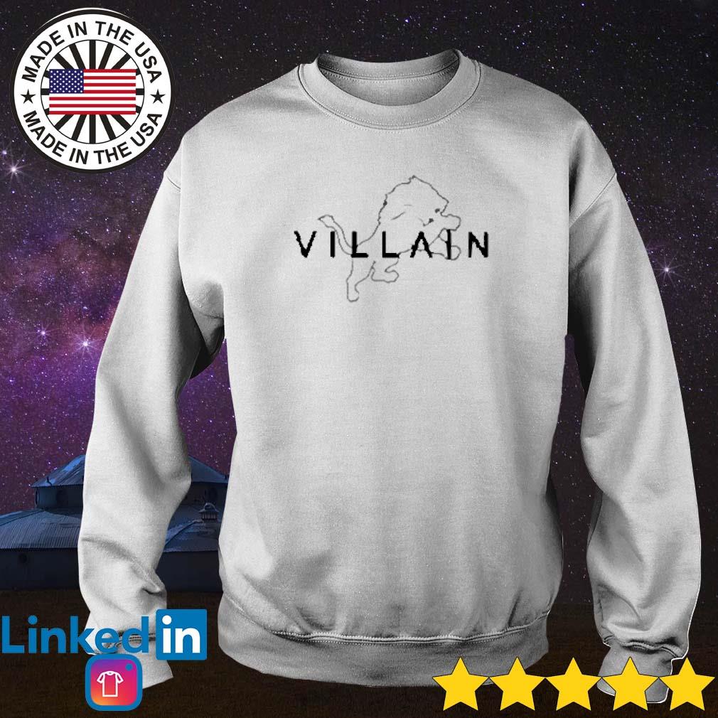 Detroit lions villain shirt and Hoodie, hoodie, sweater and long sleeve