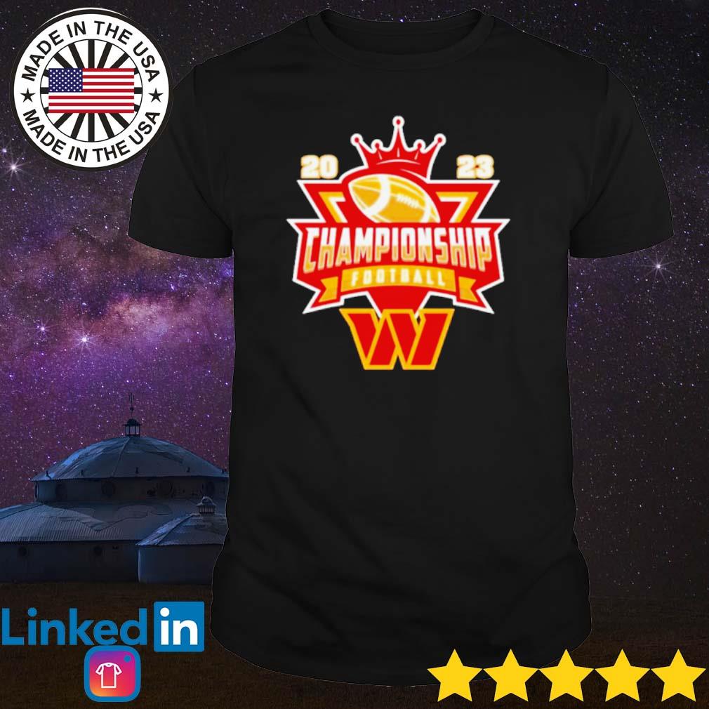 Washington Commanders 2023 Championship Football NFL logo T-shirt, hoodie,  sweater, long sleeve and tank top