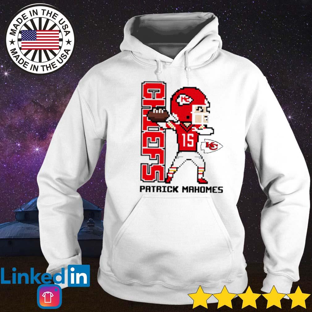 Patrick Mahomes Pixel Player Kansas City Chiefs Sweatshirt - KitOmega