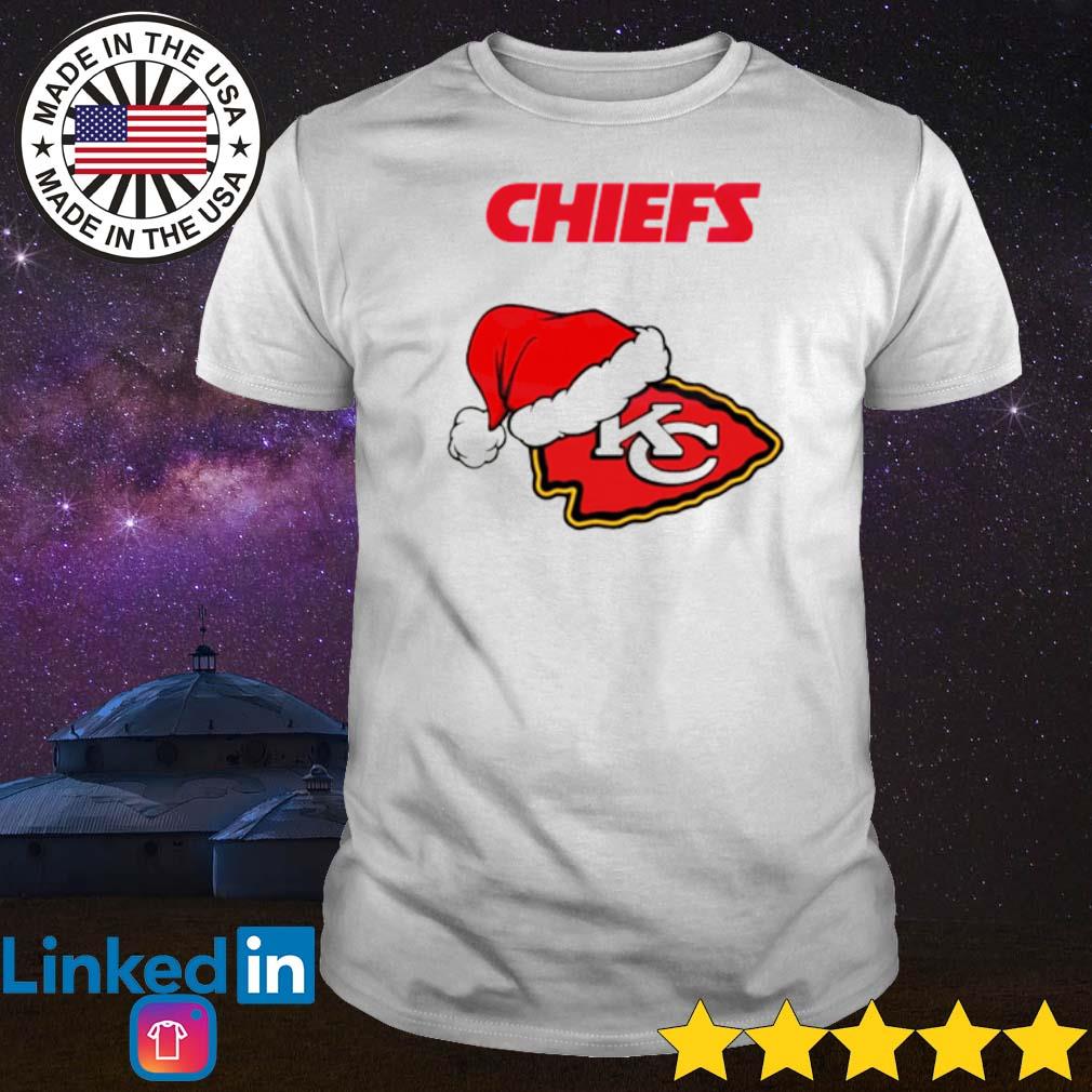 Official Kansas city Chiefs NFL Christmas logo T-shirt, hoodie, tank top,  sweater and long sleeve t-shirt