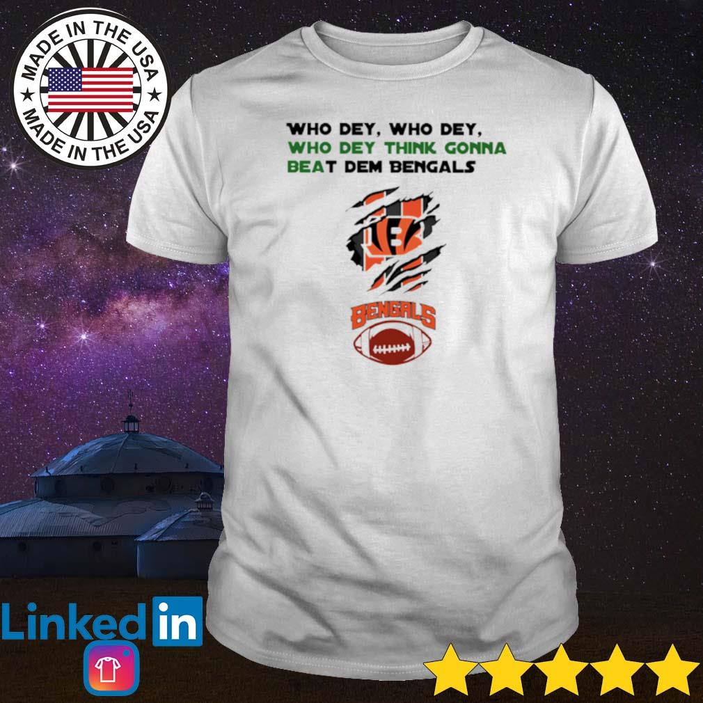 Funny Who Dey Bengals Shirt, hoodie, sweater, long sleeve and tank top