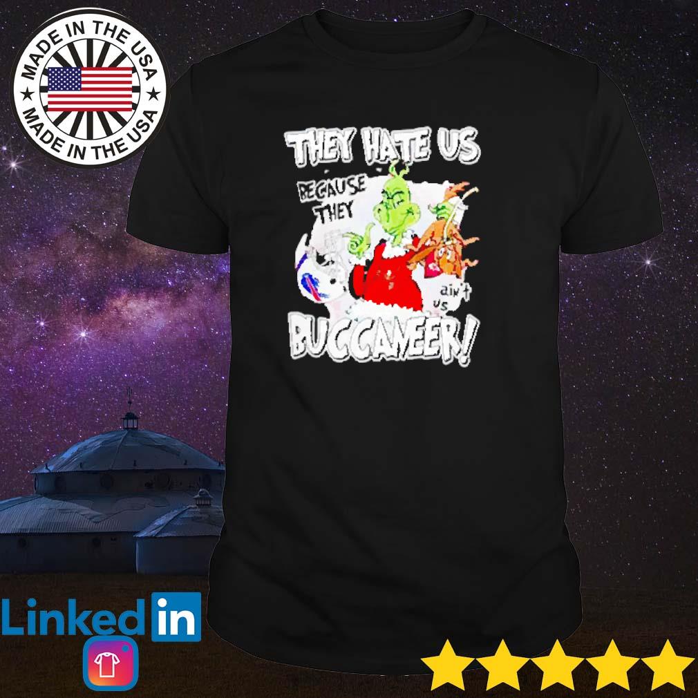 Funny They hate us because they ain’t us Buccaneers Grinch shirt