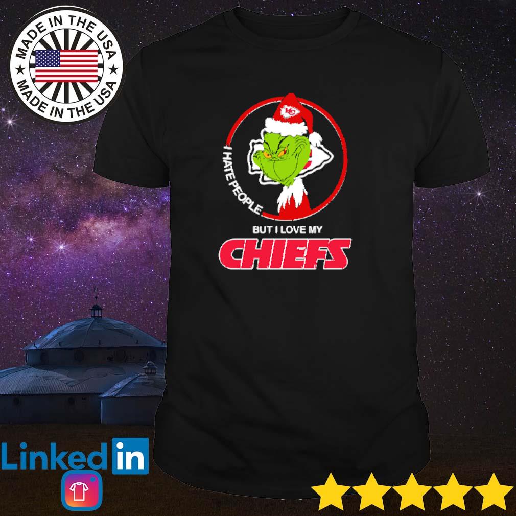 The Grinch I Hate People But I Love My Kansas City Chiefs shirt