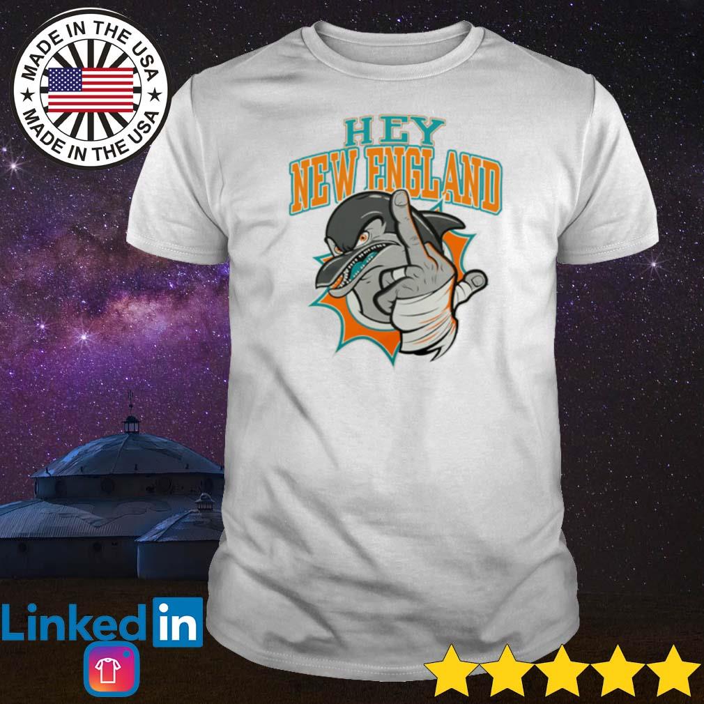Awesome Hey New England Miami Dolphins 2023 shirt