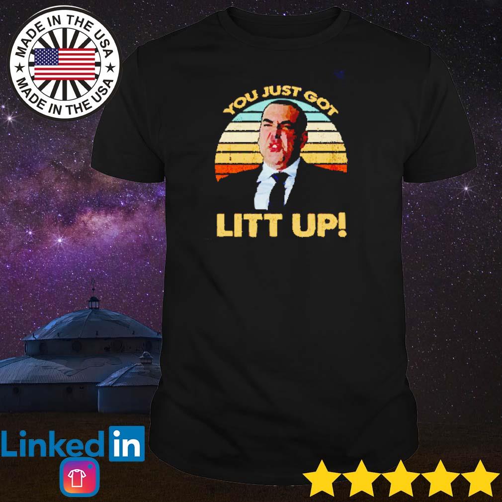 Funny Louis Litt you just got litt up vintage shirt