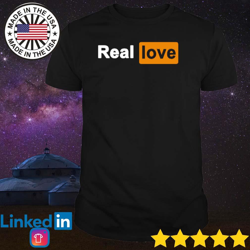 Premium Real love pronhub logo shirt