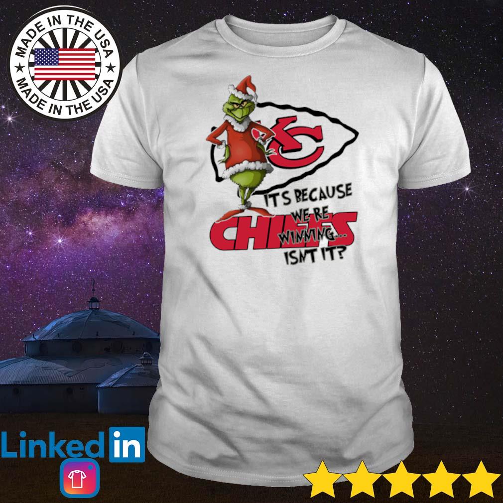 Top Kansas City – Grinch Chiefs it’s because we’re winning shirt