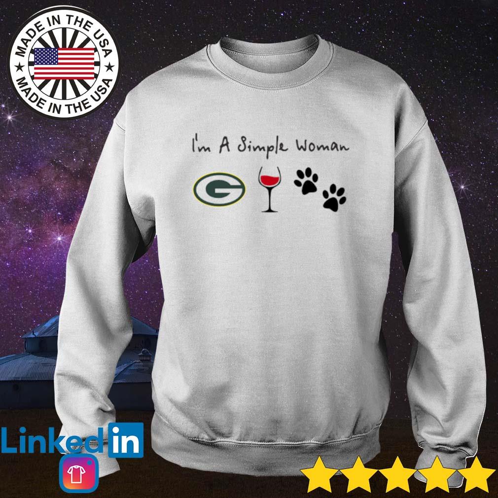 Green Bay Packers Dog Hoodie Shirt Medium