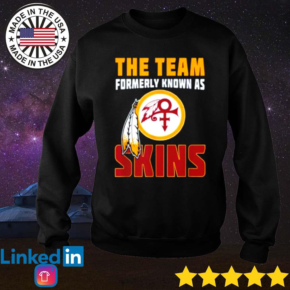 The team formerly known as the skins Washington Redskins shirt