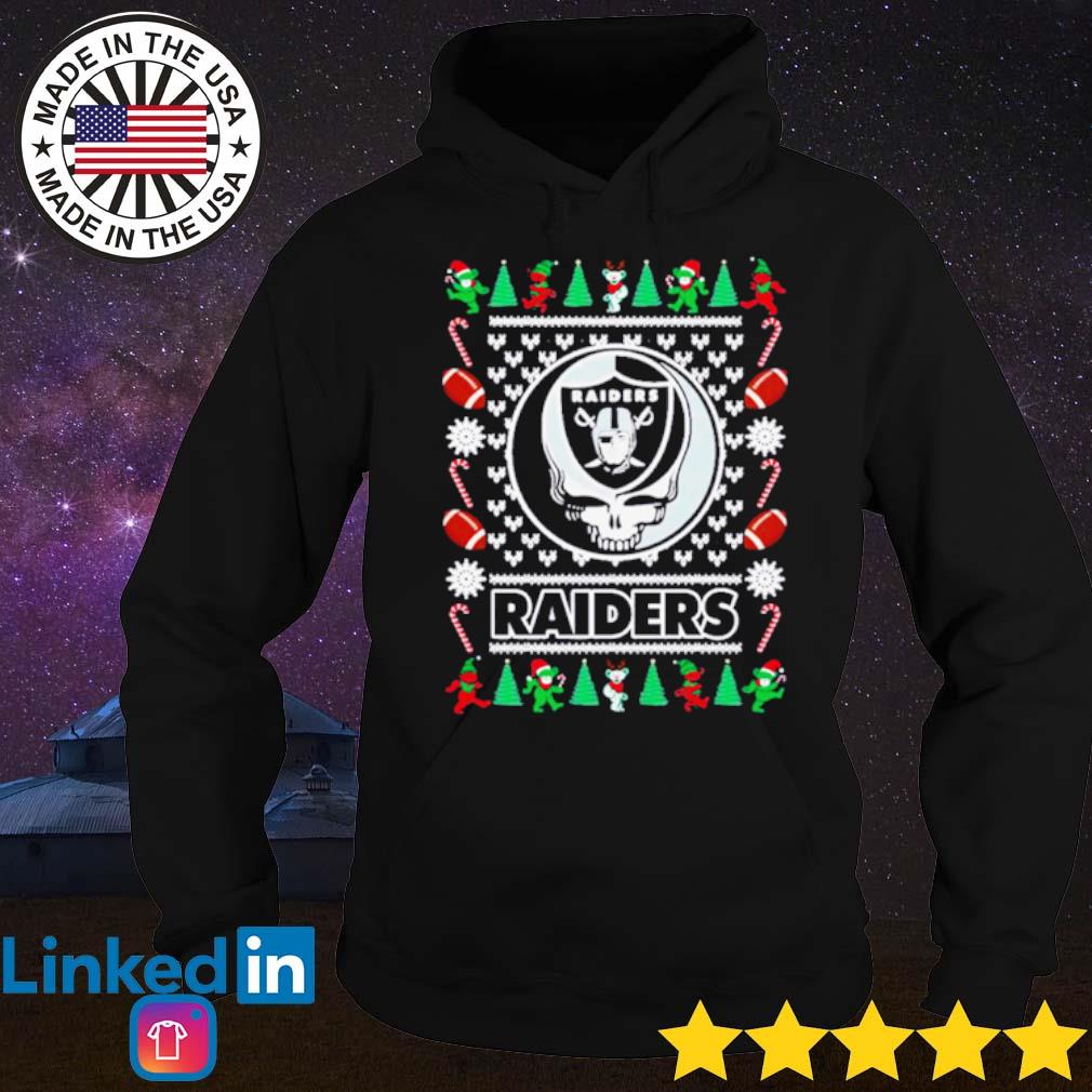 Las Vegas Raiders Grateful Dead Ugly Christmas Sweater Shirt, hoodie,  sweater, long sleeve and tank top