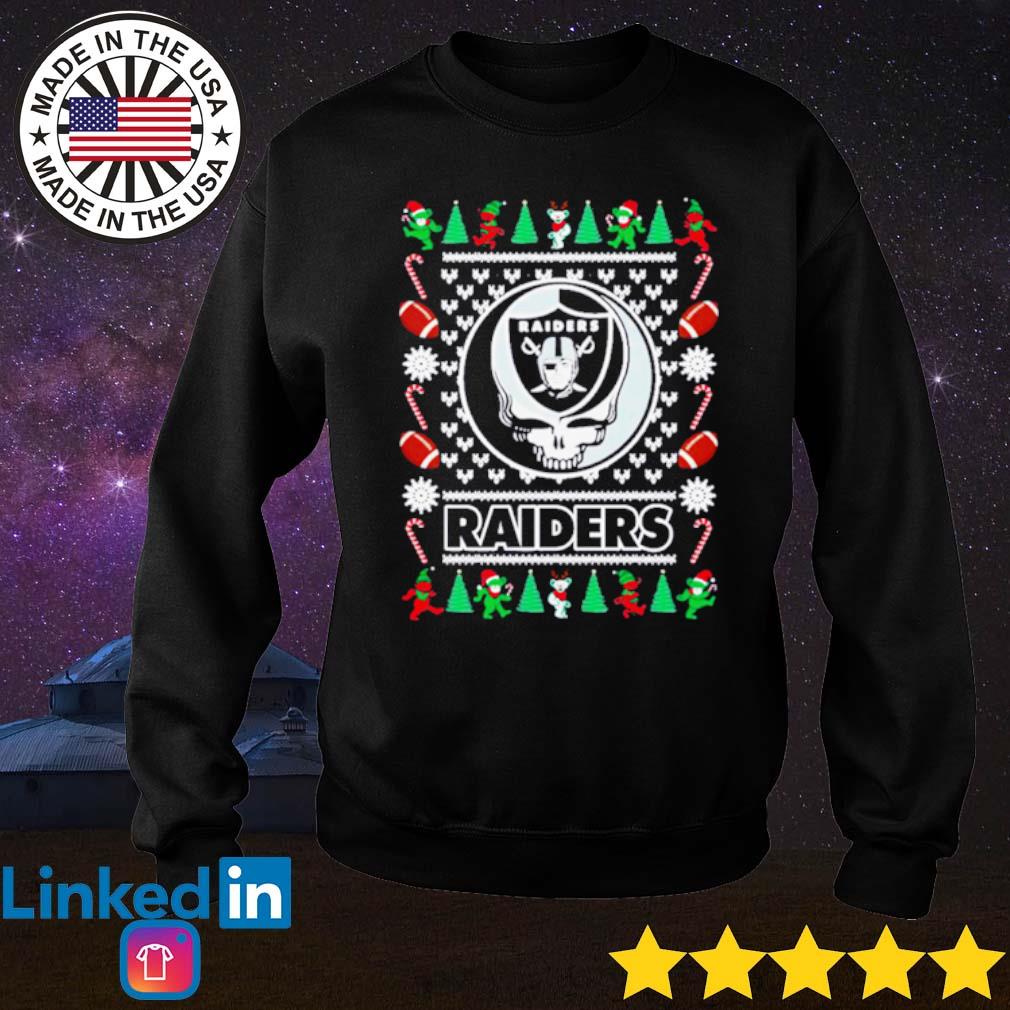 Las Vegas Raiders Knitted Ugly Christmas Sweater AOP Gift For Men And Women  - Limotees