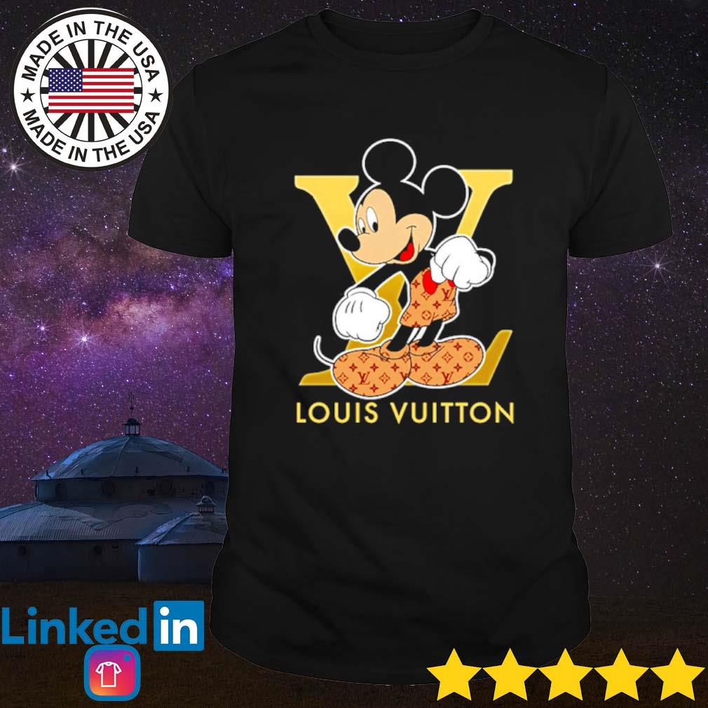 louis vuitton mickey mouse t shirt