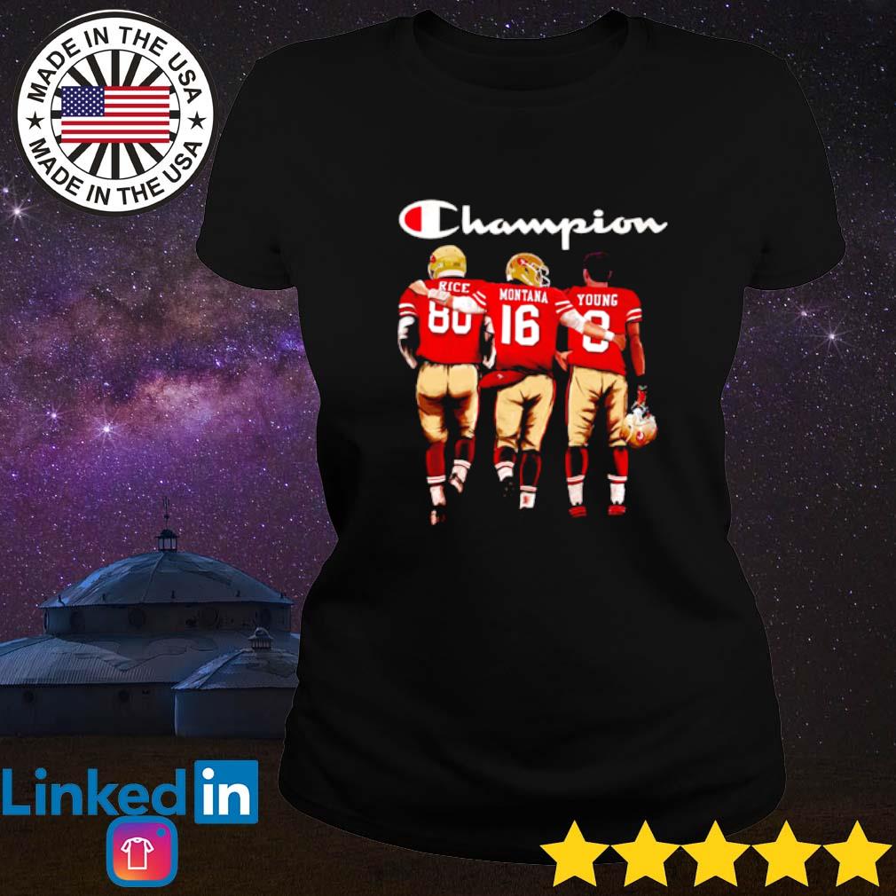 San Francisco 49ers Shirt Champions Jerry Rice Joe Montana Steve