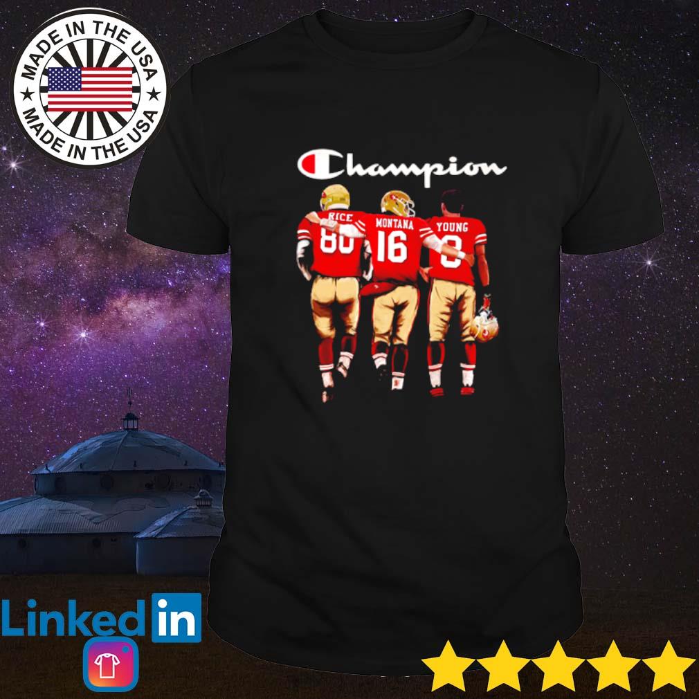 San Francisco 49ers Shirt Champions Jerry Rice Joe Montana Steve