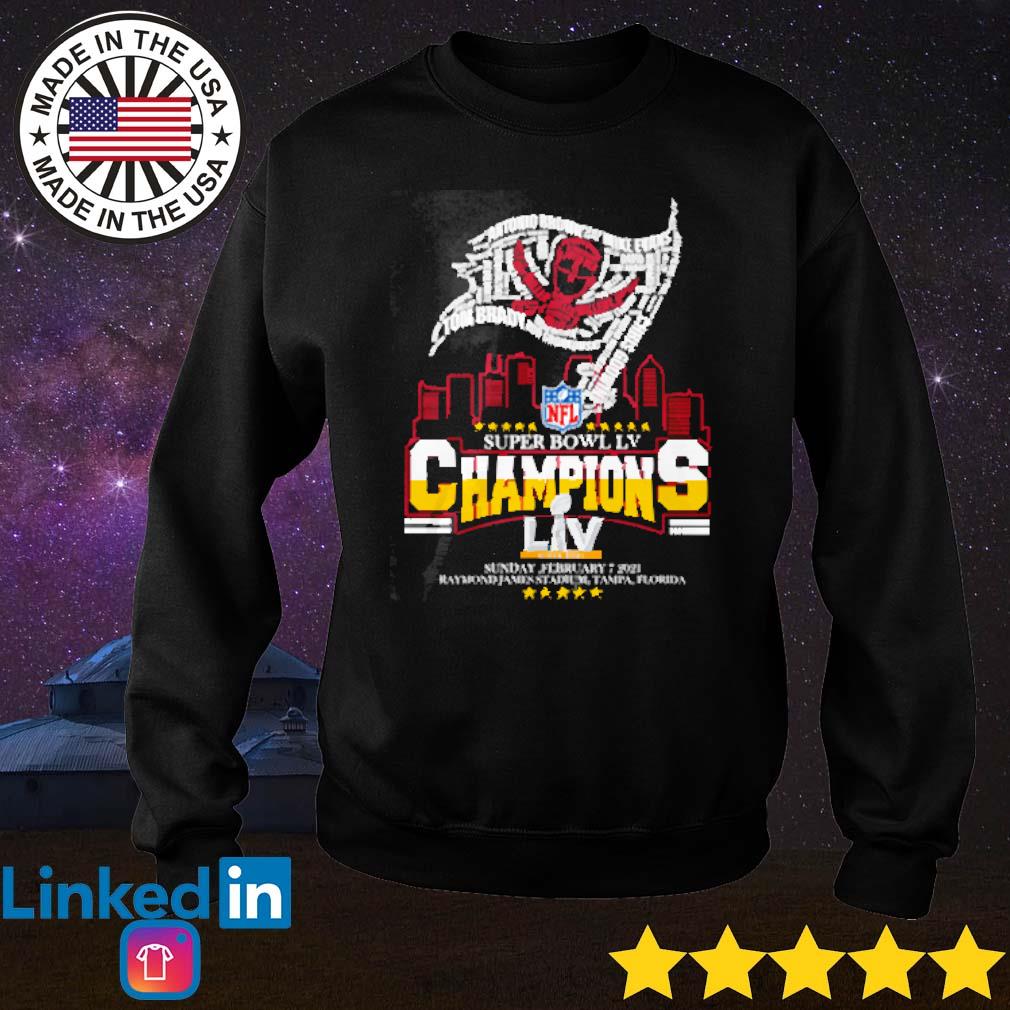 Tampa bay buccaneers super bowl lv 2021 champion shirt, hoodie, sweater,  long sleeve and tank top